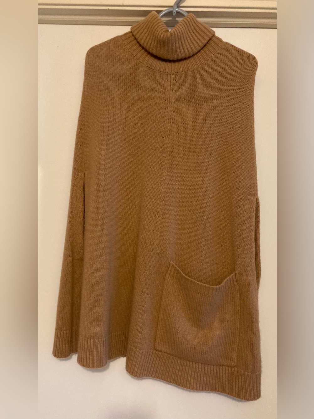 JOSEPH Camel Color Luxurious Cashmere Poncho/Cape
